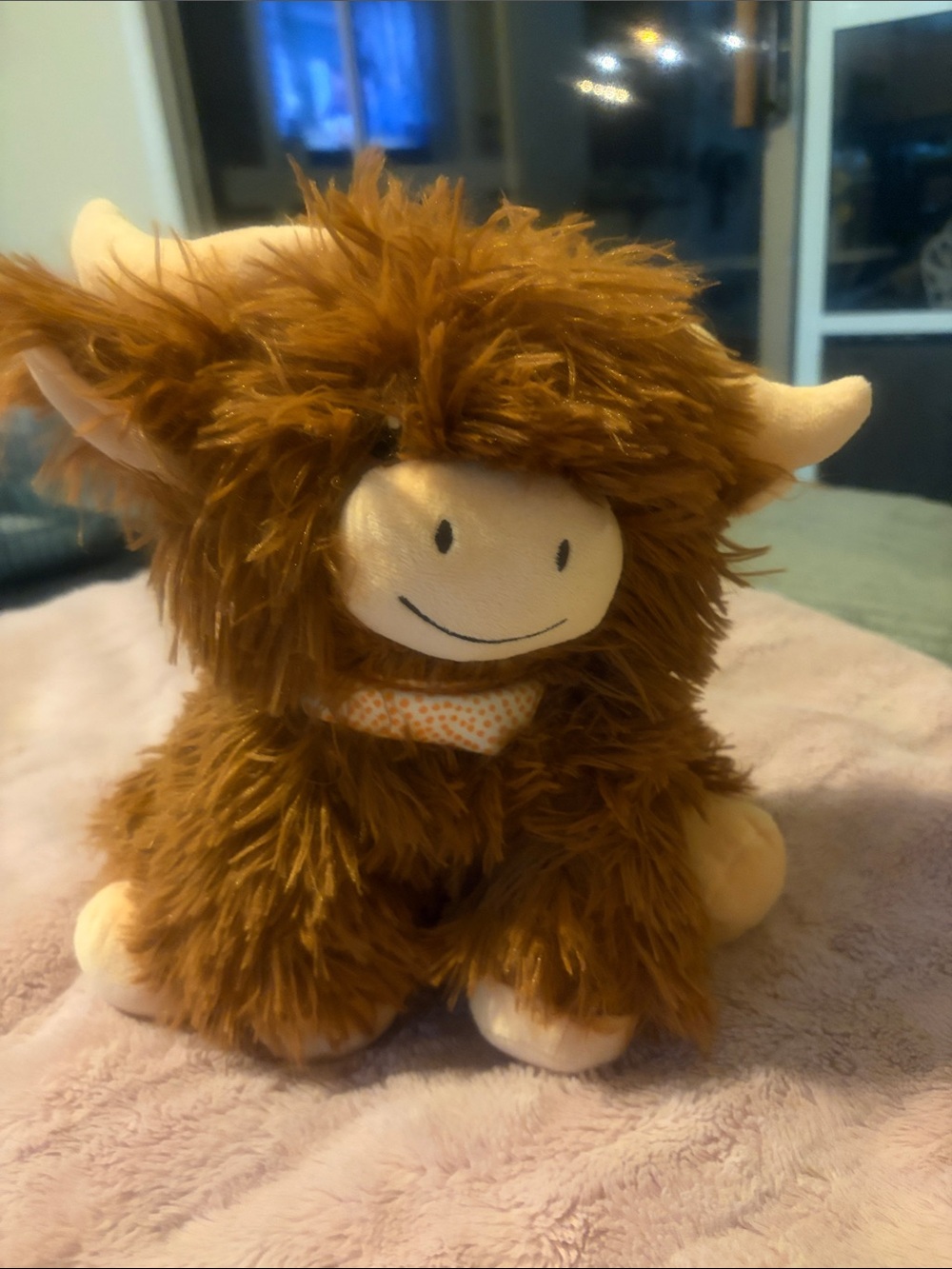 Plush Brown Highland Cow Stuffed Animal
